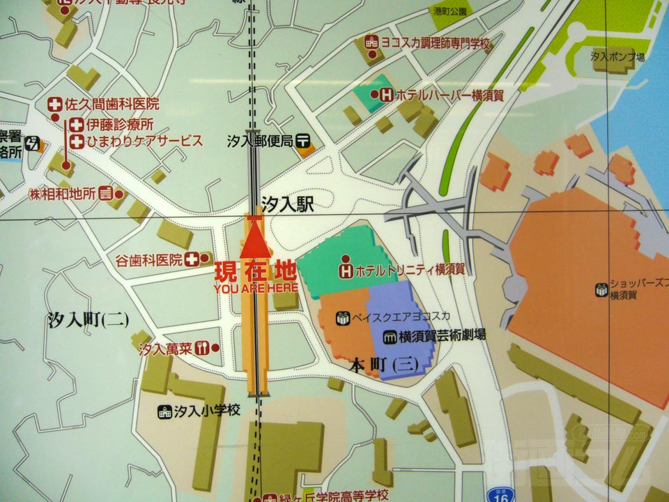 汐入駅前MAP