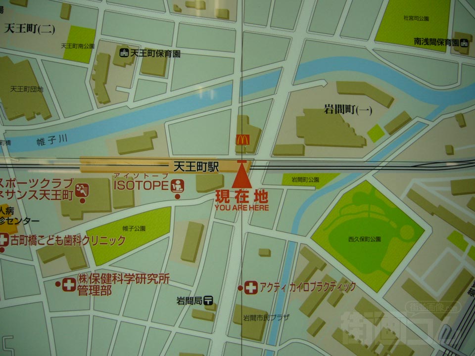 天王町駅周辺MAP