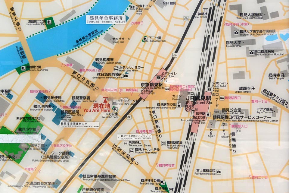 鶴見駅周辺MAP