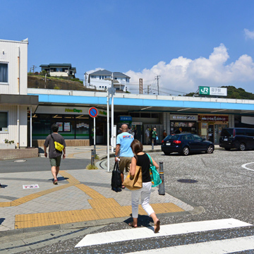 神奈川県逗子市逗子駅前写真画像
