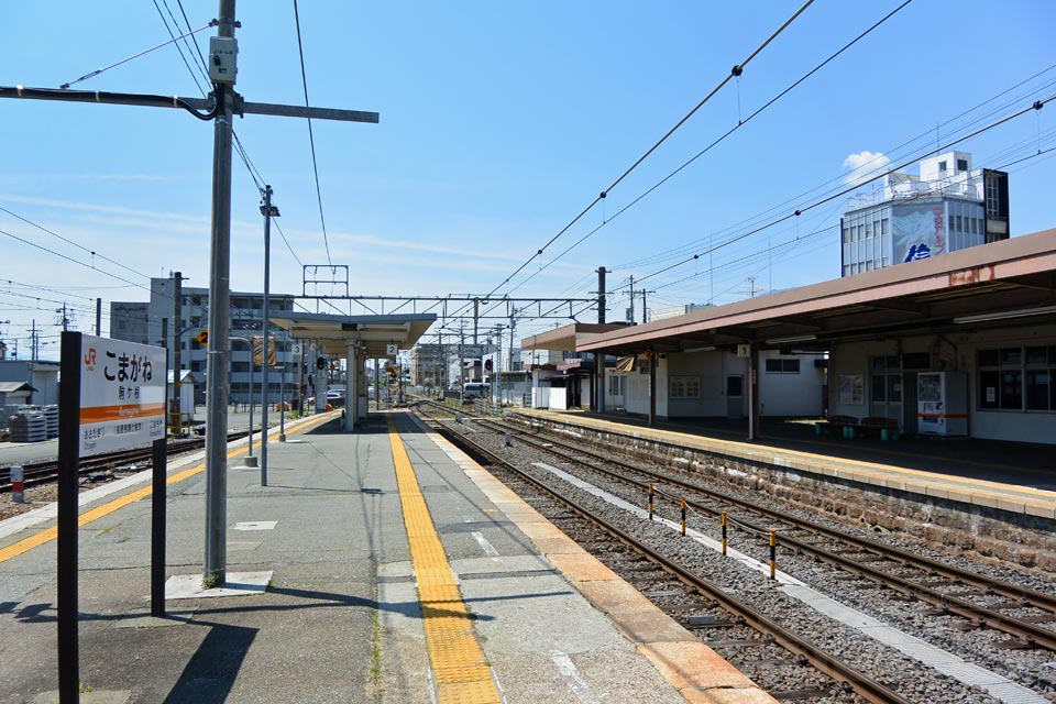JR駒ヶ根駅ホーム(JR飯田線)