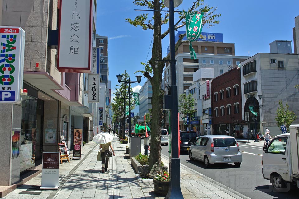 松本駅前通り商店街写真画像