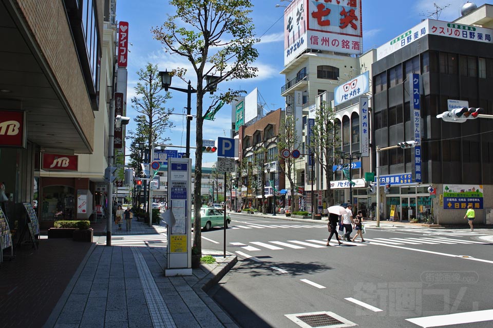 松本駅前通り商店街写真画像