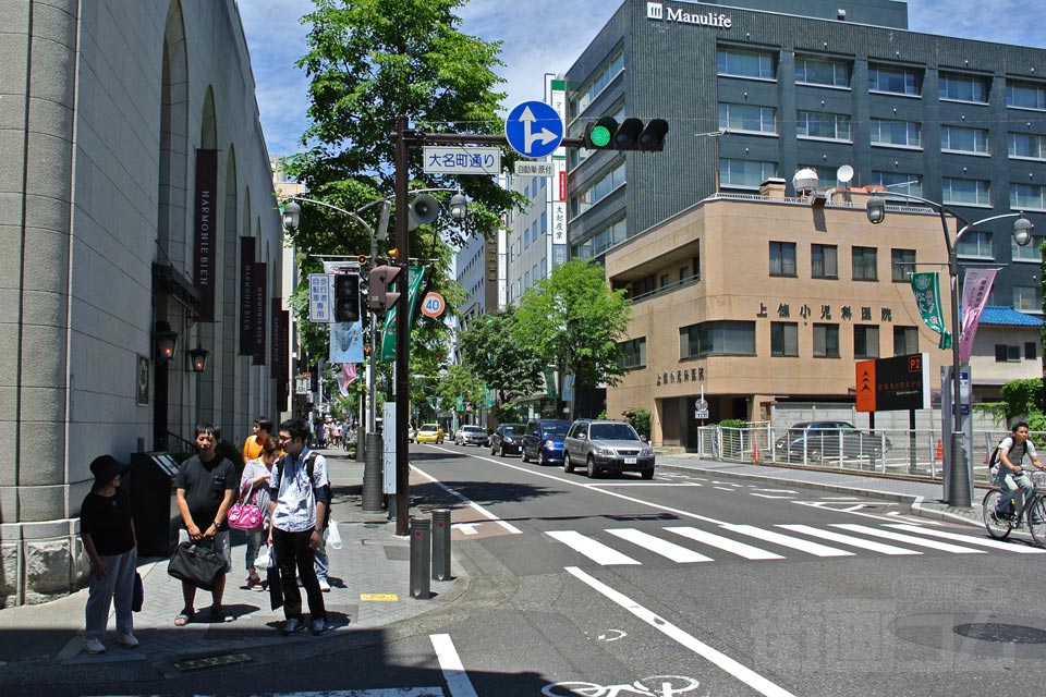 大名町通り交差点写真画像