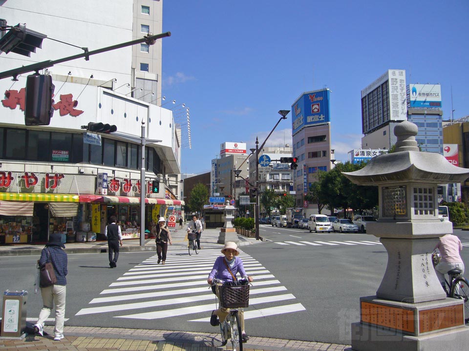 長野駅前交差点写真画像