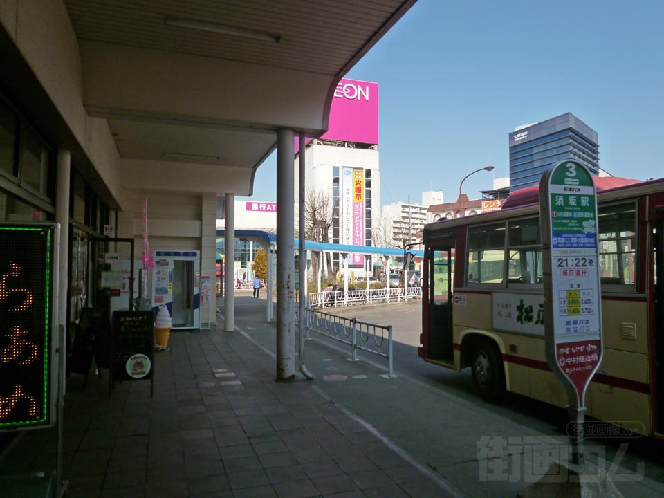 須坂駅バス停写真画像