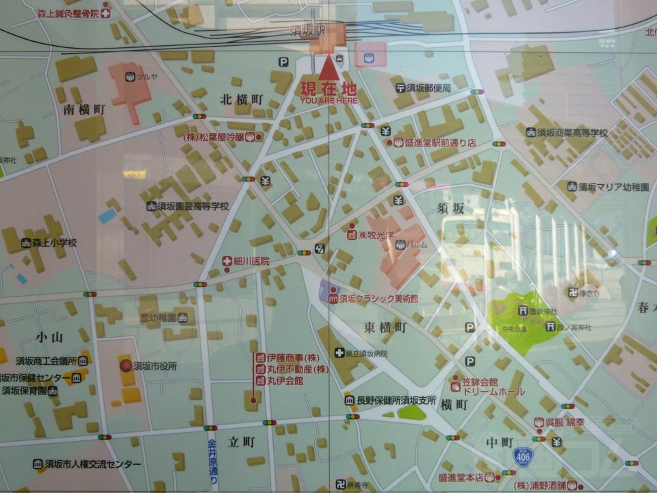 須坂駅周辺MAP写真画像