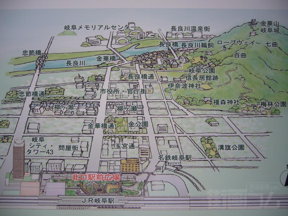 柳ヶ瀬周辺MAP
