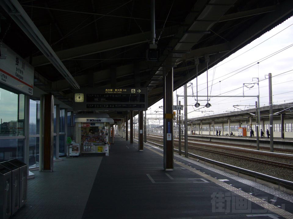 JR掛川駅ホーム(JR東海道新幹線)