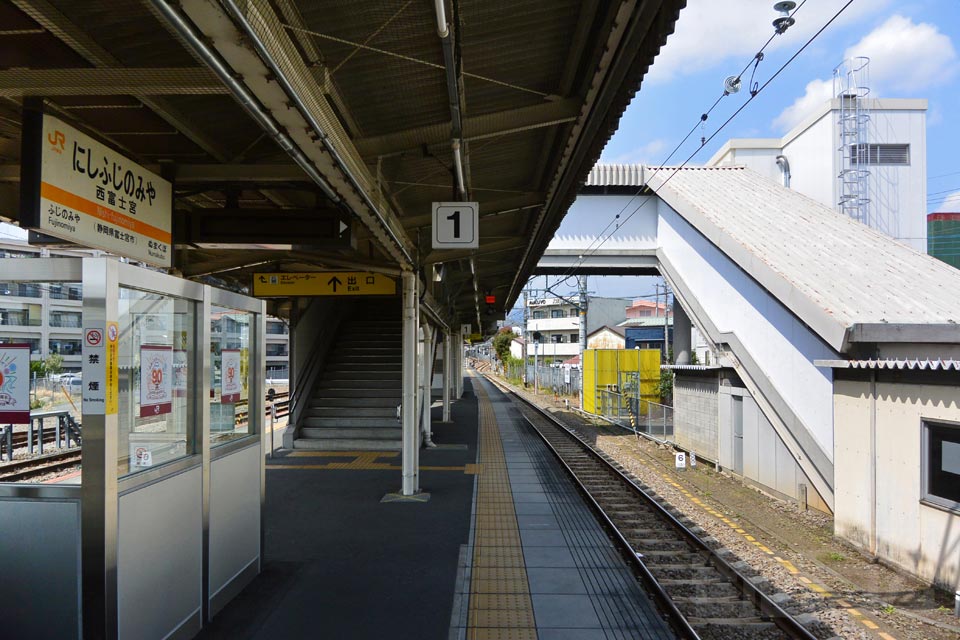 JR西富士宮駅ホーム(JR身延線)