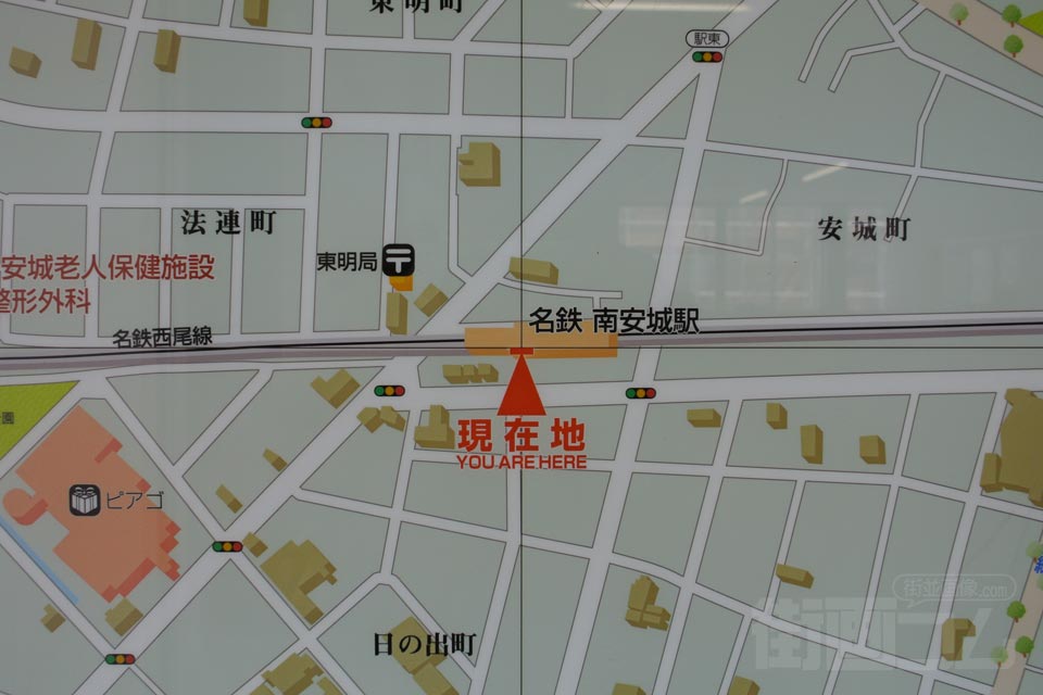 南安城駅周辺MAP