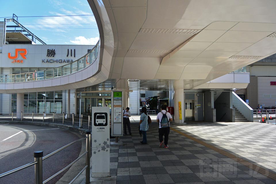 勝川駅バス停