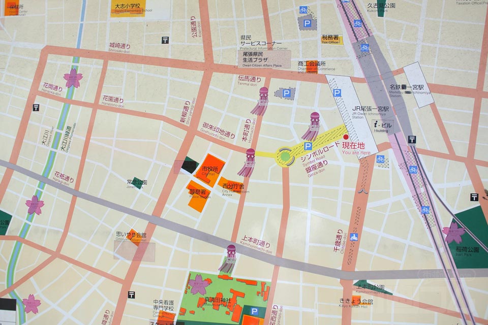 一宮駅前周辺MAP