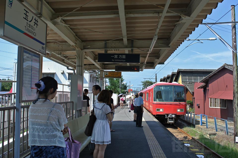 名鉄玉ノ井駅ホーム(名鉄尾西線)