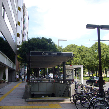 愛知県名古屋市中区矢場町駅前写真画像