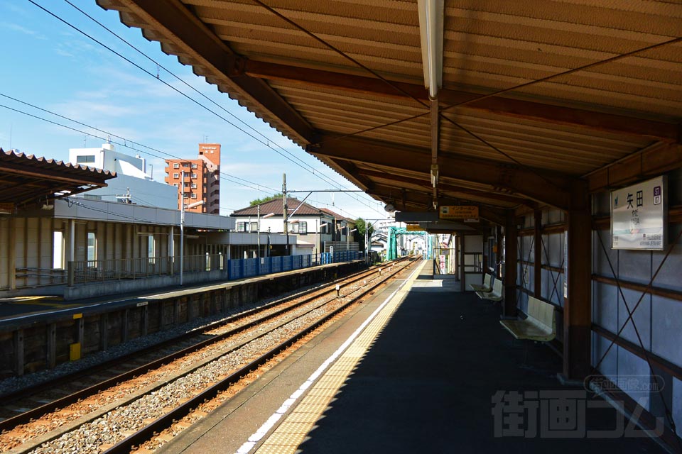 名鉄矢田駅ホーム(名鉄瀬戸線)