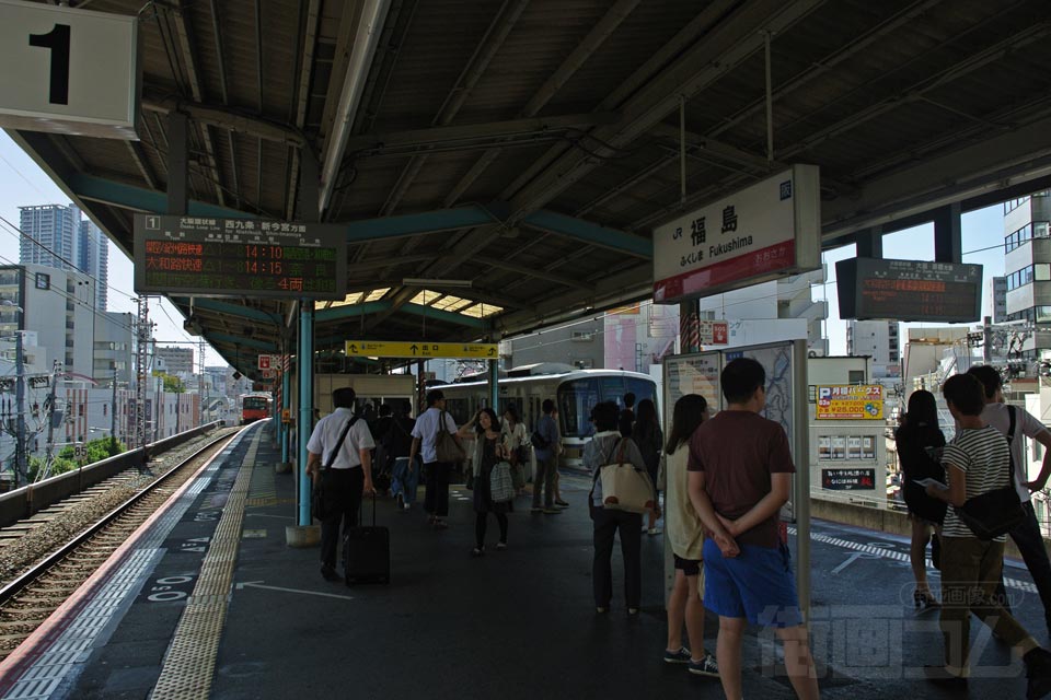 JR福島駅ホーム(JR大阪環状線)