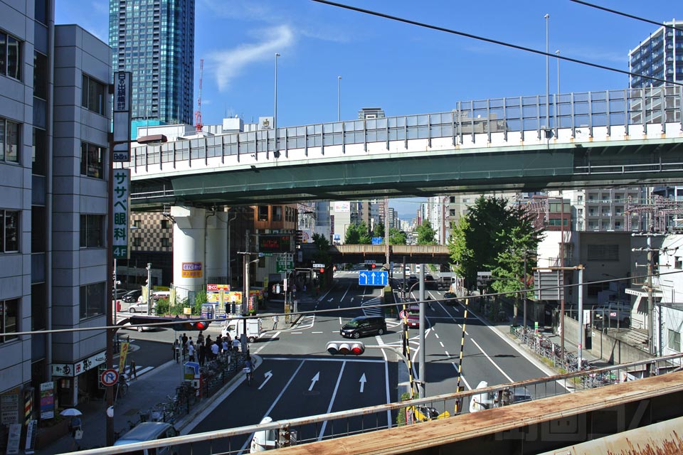 JR福島駅ホームから北側方面