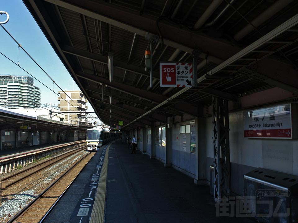 JR桜ノ宮駅ホーム(JR大阪環状線)
