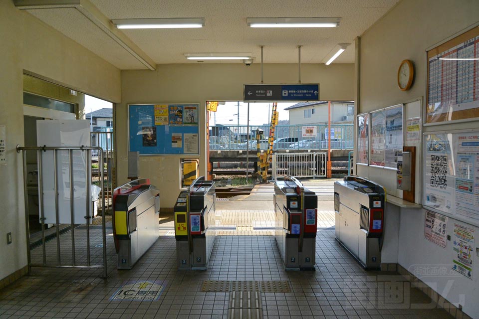神戸電鉄道場南口駅改札口