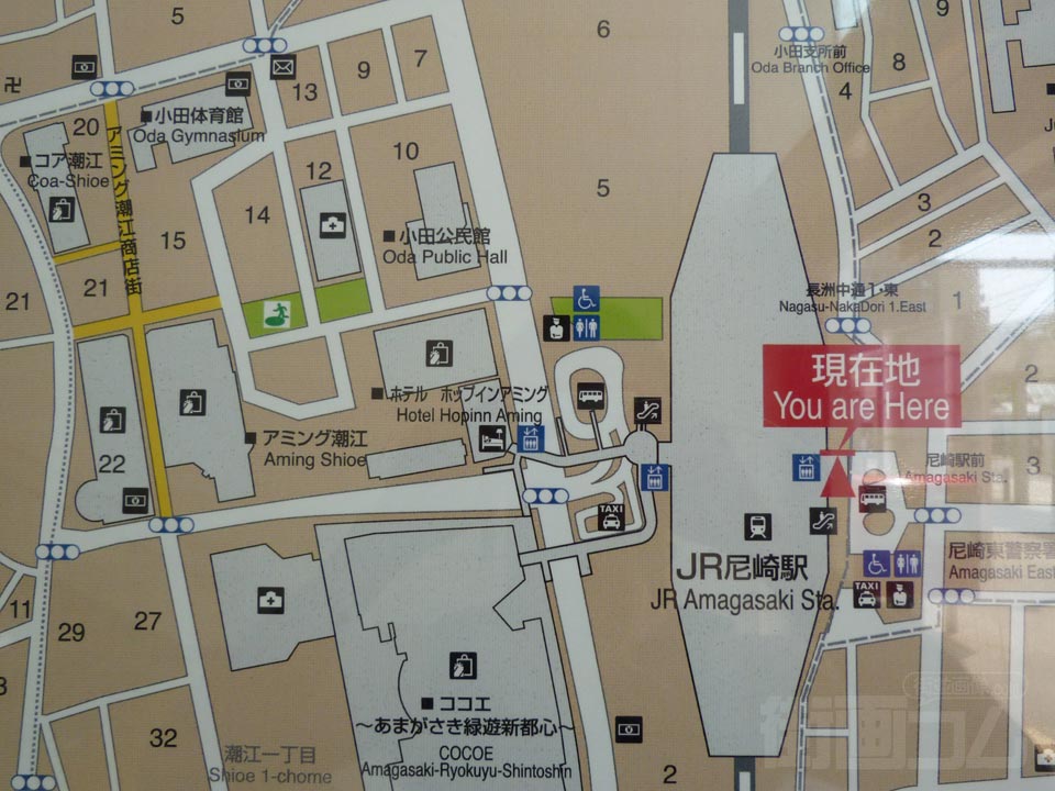 尼崎駅周辺MAP