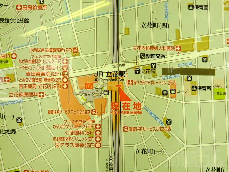 立花駅周辺MAP