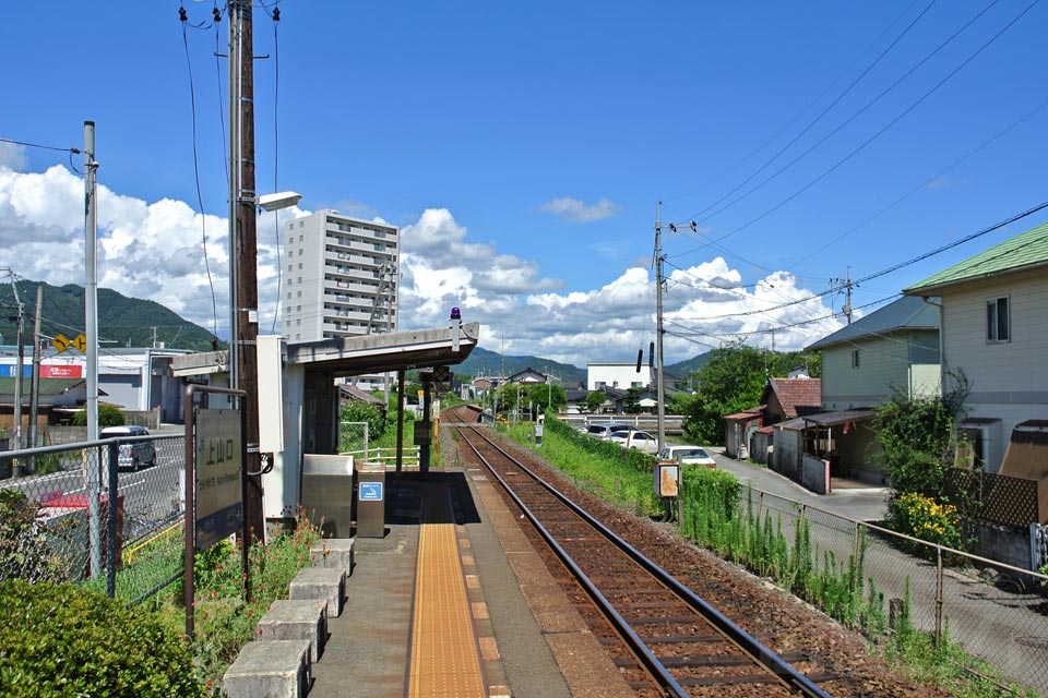 JR上山口駅ホーム(JR山口線)写真画像