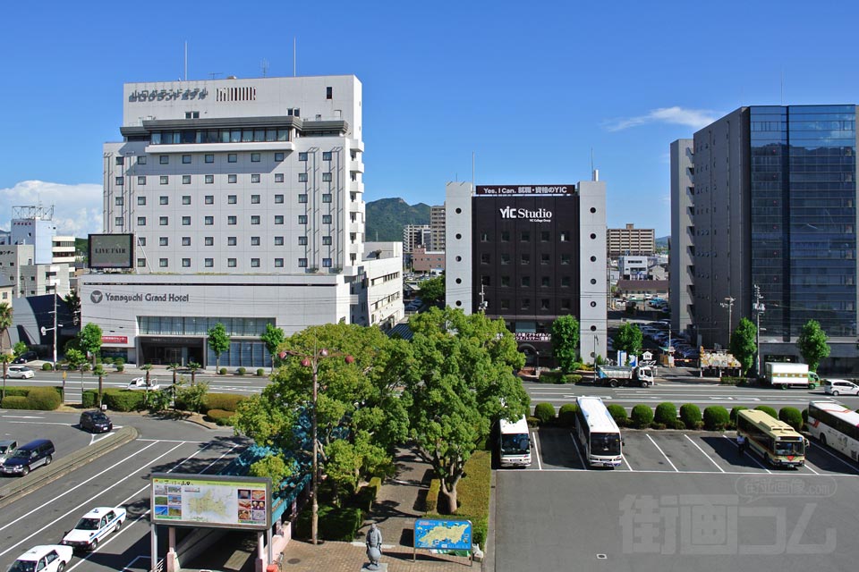 新山口駅から南口(新幹線口)方面写真画像