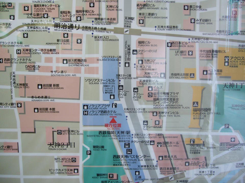 福岡(天神)駅周辺MAP
