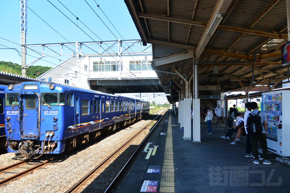 JR江北駅ホーム（JR長崎本線・佐世保線）