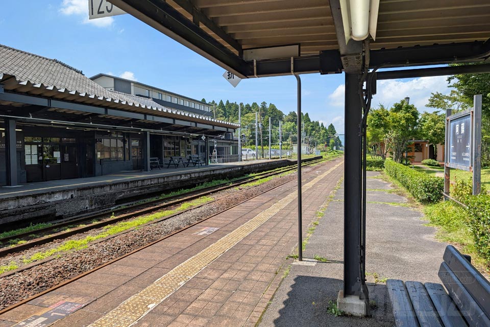JR阿蘇駅ホーム（JR豊肥本線）