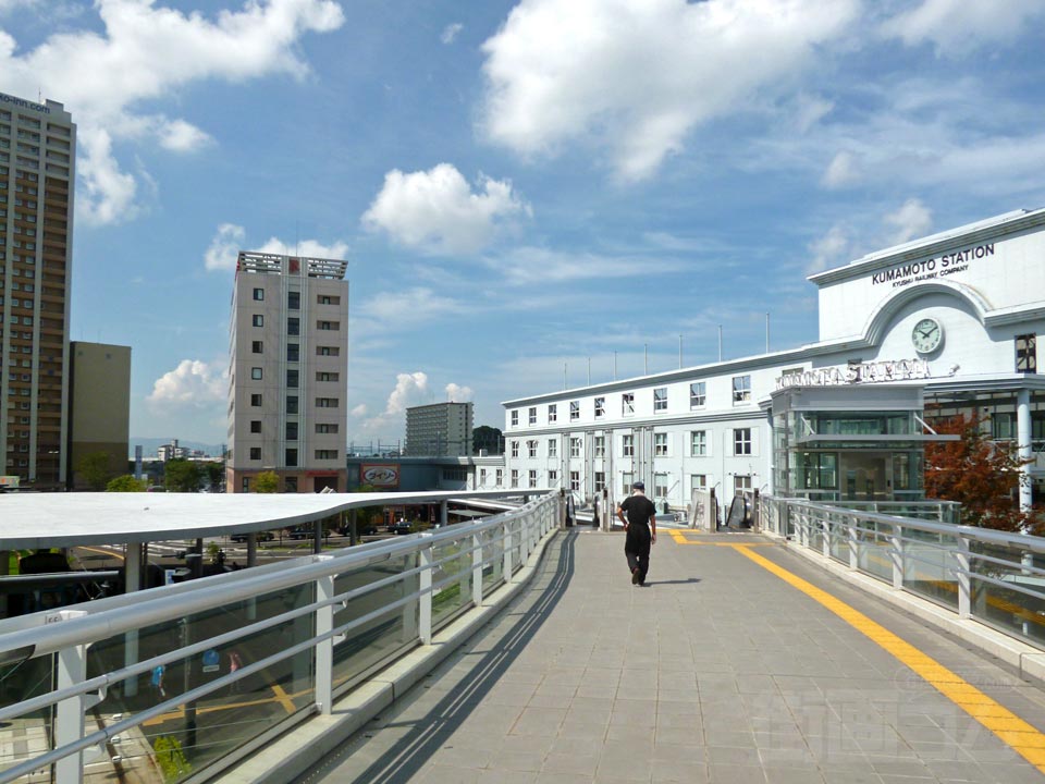 JR熊本駅白川口前写真画像