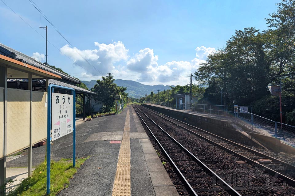 JR網田駅ホーム（JR三角線）