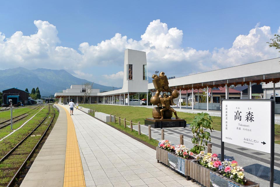 南阿蘇鉄道高森駅ホーム（南阿蘇鉄道高森線）