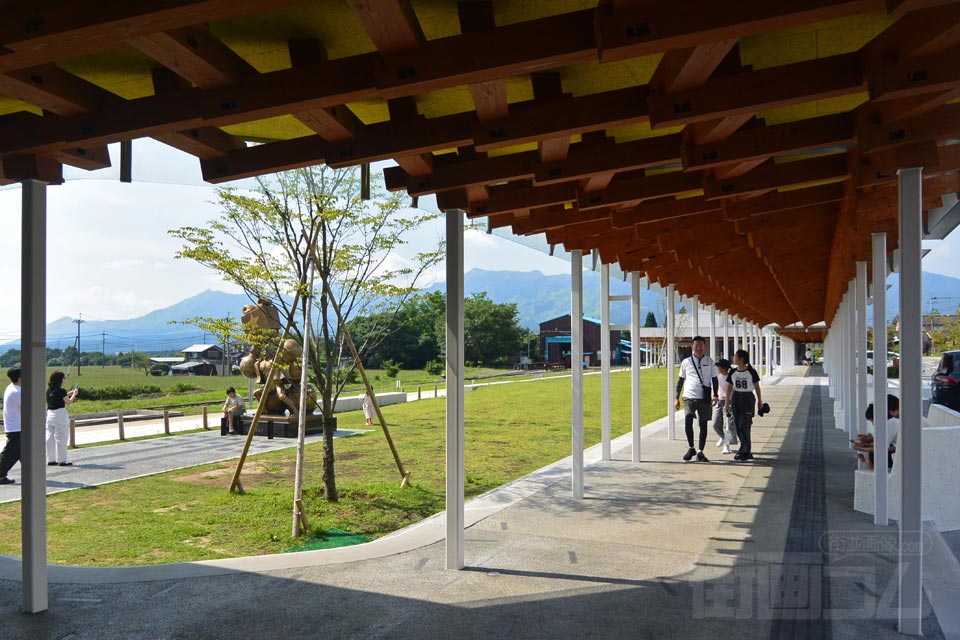 南阿蘇鉄道高森駅前