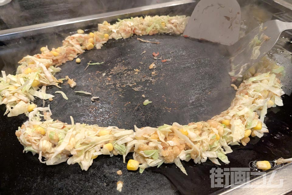 もんじゃ蔵「ベビースターコーンもんじゃ」