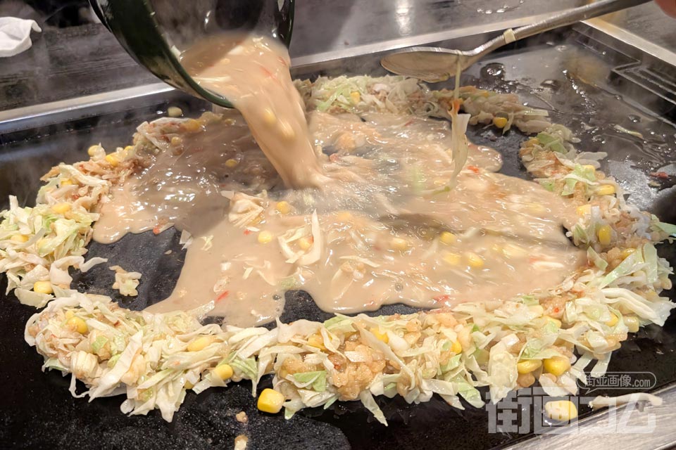 もんじゃ蔵「ベビースターコーンもんじゃ」