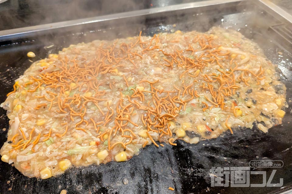 もんじゃ蔵「ベビースターコーンもんじゃ」