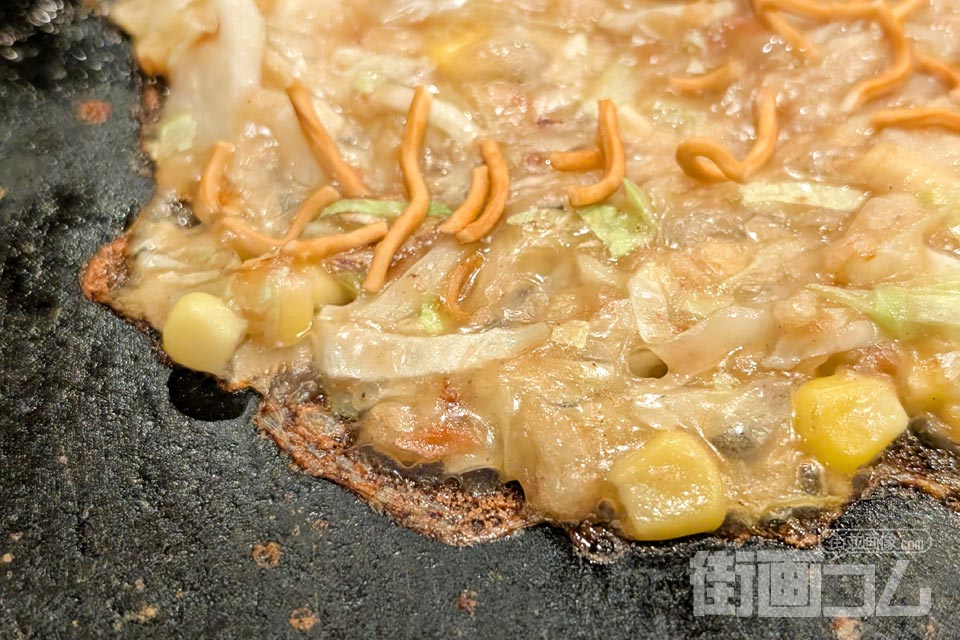 もんじゃ蔵「ベビースターコーンもんじゃ」