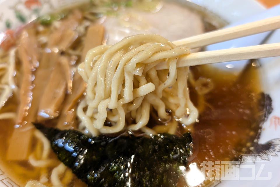 荻窪ラーメン春木屋の「中華そば」の麺