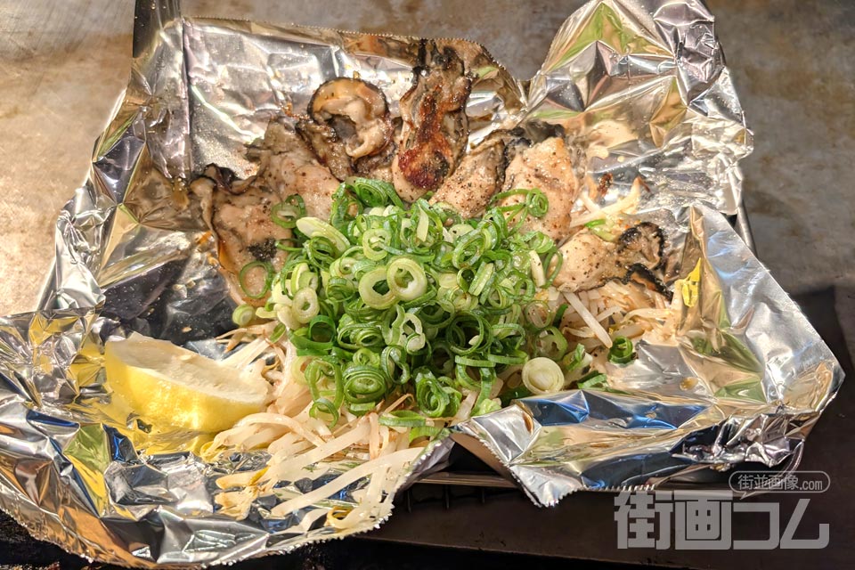 おこのみ魂悟空「カキの鉄板焼き」