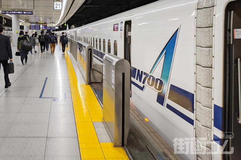 【N700A：ラージA】東海道新幹線「のぞみ」のコンセント