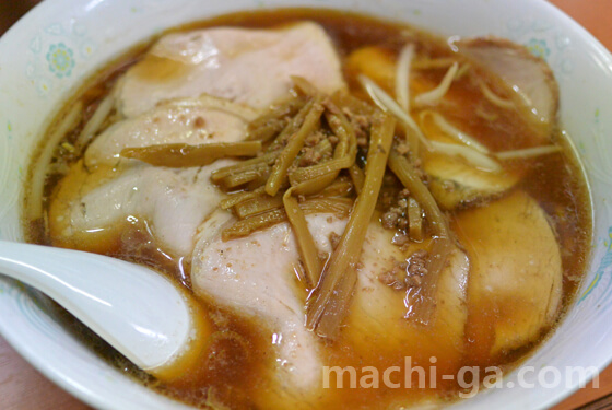 荻窪ラーメン丸福「チャーシューワンタン麺」