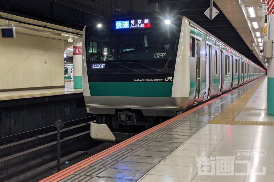 JR埼京線快速（上り（大崎・新木場方面））車両