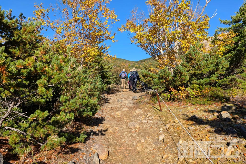 一切経山登山道