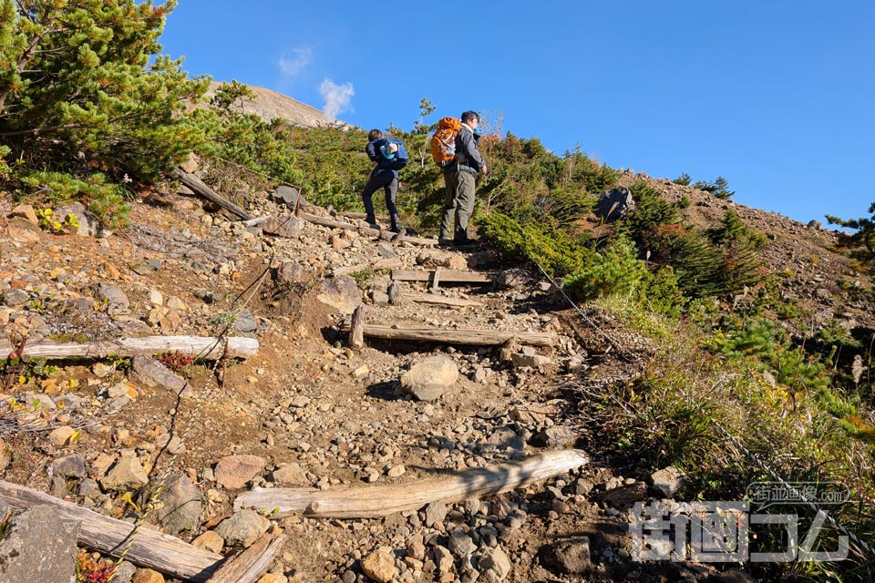 一切経山登山道