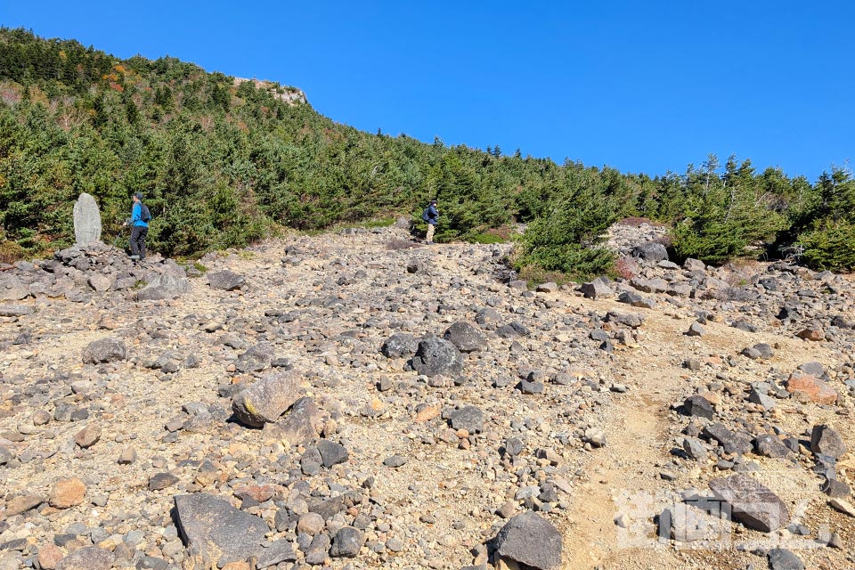 家形山登山道