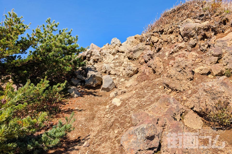 家形山登山道