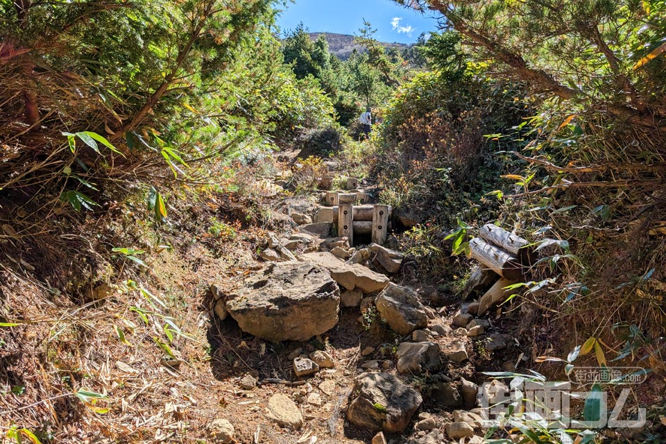 家形山登山道