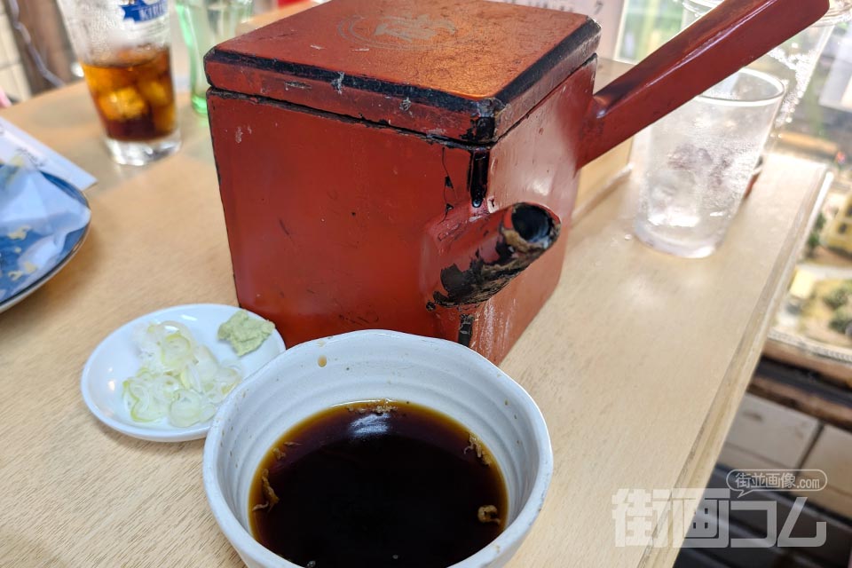 南千住「砂場総本家」そば湯